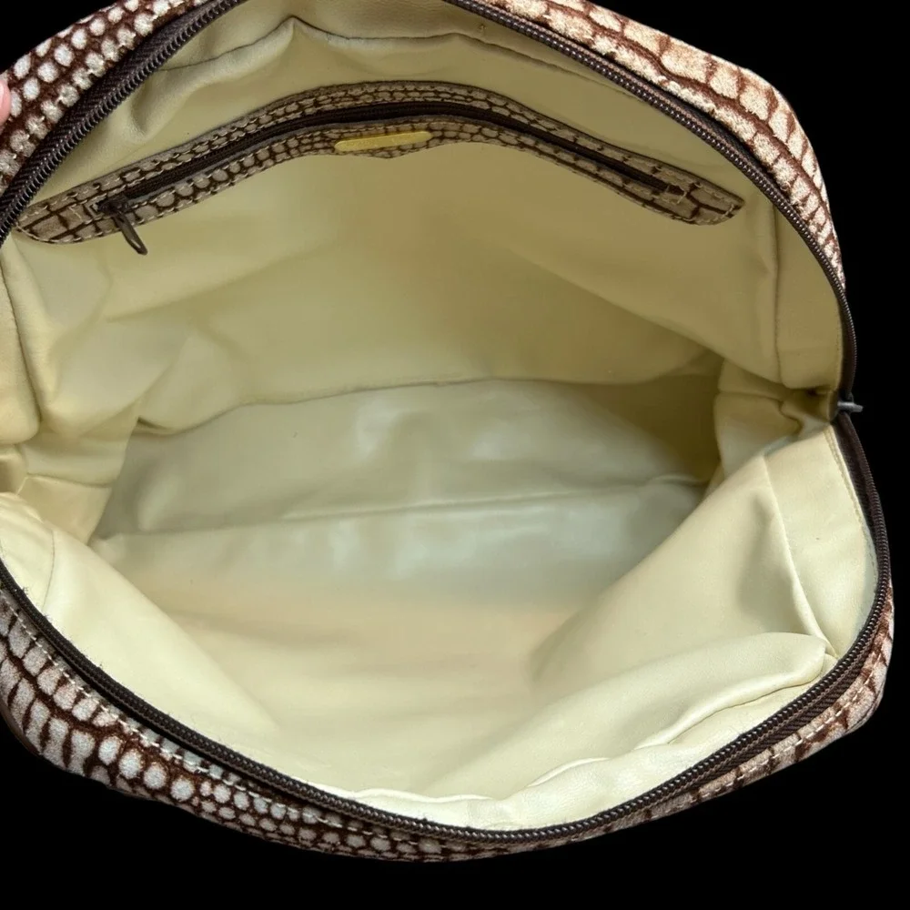 CARINI VANNA Purse Handbag Animal‎ Print Satchel Shoulder Bag Made in Italy